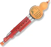 Rosewood Ebony Hulusi Instrument Adult Students Beginner Hulusi Gourd Flute Chinese Traditional Wind Instrument Calabash Flute