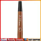 4-fork Eyebrow Pen Brown Nib Natural Eyebrow Shader Make Up Tools (Light Brown)
