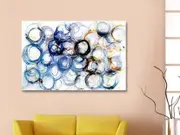 Abstract Dot Pattern Canvas Prints