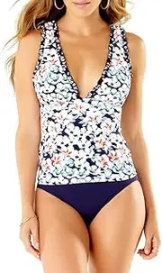 [Anne Cole] Studio Women's Long Tankini Swim Top