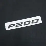 1x Glossy P200 Black Plastic Decal Sticker Badge Emblem Turbo AWD Tailgate Trunk (for: MG)