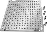8" X 8" X 1/2" MIC 6 Aluminum Fixture/Sacrificial Plate, Mini Pallet.
