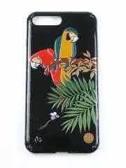 AGJ Original Maki-e iPhone Case Cover "Parrot" Taka Maki-e iPhone 7 Plus 8 Plus