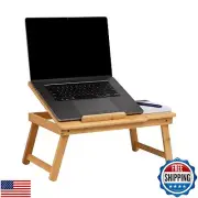 Mind Reader Lap Desk Laptop Stand, Bed Tray, Dorm Room, Folding Legs, Rayon F