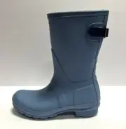 Hunter Womens Original Back Adjustable Rain Boot Blue Size 6M