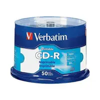 在飛比找Coupang 酷澎優惠-Verbatim CD-R 700mb 可打印 52X 空白
