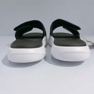 adidas ALPHABOUNCE SLIDE 男生 黑白色 魔鬼氈 海綿 軟底 舒適 拖鞋 GY9415