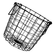 Wire Laundry Basket with Lid Dirty Clothes Container Storage