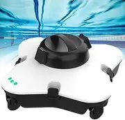 Water Cleaner Robotic Pool Vacuum, Cordless Robotic Pool Cleaner, 260 Mins Maximum Runtime, Self-Parking, Automatic Pool Vacuum for Above/In Ground Flat Pool