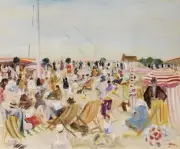 Lucien Adrion : The Beach : 1929 : Archival Quality Art Print