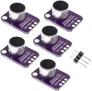 5pcs Electret Microphone Amplifier MAX4466 Module Adjustable Gain Blue Breakout Board