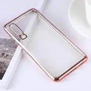 LYX Ultra-Thin Electroplating Soft TPU Protective Back Cover Case for Huawei P30 (Rose Gold) Simple and Comfortable (Color : Rose Gold)