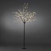 Christmas Artificial Tree Decoration Cherry Ball LED Tips Branch Tree Animated O