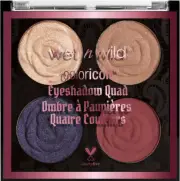 Wet n Wild Color Icon Eyeshadow Matte & Shimmer Quad 4 Shades Multicolor Palette