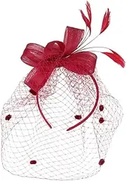 [TOVINANNA] Mesh Head Flower Hair Clip for Wedding Party Engagement Safe Easy to Wear