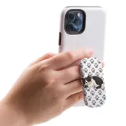 Kickstand Grip AddOn, Universal Phone Holder, Tuxedo Cat