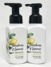 2 Bath & Body Works Sunhine Lemon Foaming Hand Soap