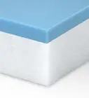Twin XL 4 inch Thick Accu-Gel Memory Foam Mattress Topper-Made in the USA