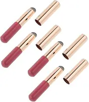 GANAZONO Lip Brush Set 4pcs Silicone Makeup Brush Lip Gloss Applicator Portable for Women