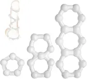 Silicone Cock Rings 3PCS Penis Rings Beads Cock Ring Lock Ring Male Masturbator Time Delay Cock Rings Sex Toys for Men Adults Toys