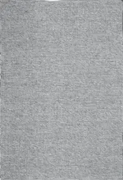 Weave Grey Minimal Wool Rug