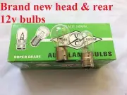 HONDA C70 passport CB110 CB125 CB200 CB250 CL S90 HEAD & REAR NEW BULBS 12V