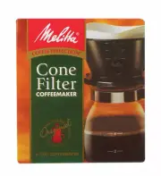 Melitta Pour-Over Coffee Brewer W/ Glass Carafe, 6 Cups (6 Ozper Cup)