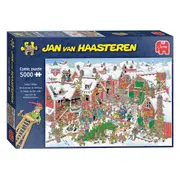 Jan Van Haasteren Santa's Village Jigsaw Puzzle, 5000pc