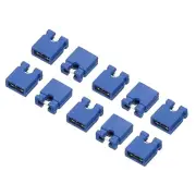 2.54mm Jumper Caps Shunts Short Circuit Connection Pin Blocks Blue 50pcs