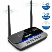 Wireless 5.0 Bluetooth Receiver Audio 2 in 1 Transmitter Adapter RCA AUX for TV