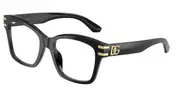 Dolce & Gabbana DG3419 501 Women’s Glasses Black Size 54 - Private Health Rebate - Blue Light Block Available