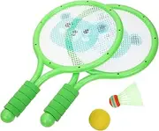 KOMBIUDA Badminton Racket Tennis Rackets Air Screen Tennis Racket Portable Rackets Hoops Professional Wireless Plugs Sports Equipment Mesh Green