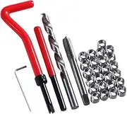 iplusmile 30pcs Thread Repairer Wire Insert Kit Thread Repair Kits Hotfix Tool Threading Tool Repair Kit Automotive Tools The Wire The Craft Repair Tool Car Tools Red Alloy