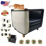 Multipurpose Easy-Mount Cat Couch Protector - Sisal Scratcher for Indoor Cats