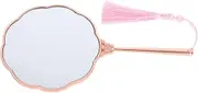 Vintage Hand Mirror for Makeup Travel Vanity Mirror Chinese Design Handheld Lightweight