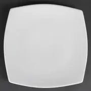 Olympia Whiteware Rounded Square Plate - 27cm 10 3/4" (Box 6)