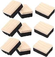 jojofuny 12Pcs Lightweight Dry Erase Erasers for Blackboard Whiteboard Cleaning Felt Chalkboard Dusting Tools for Classroom Office Home Use