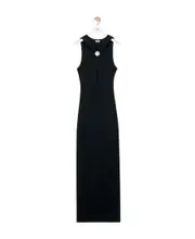Anagram pebble dress in cotton M black