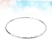 JOINPAYA Banjo Tension Hoop Flange for Guitar Ukulele Mandolin Easy Install Iron Musical Instrument Accessory Silver
