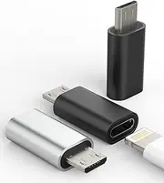 3Pack,Micro USB to Lightning Adapter,Lightning Female to Microusb Male Adapter for Apple iPhone 5s 6 6s 7 8 Plus se2 x xr xs 11 12Mini max pro Ipad power Connector Samsung Galaxy S7 S6 Edge,Nexus 5,LG