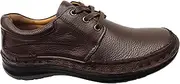 [Hush Puppies] Borrow Shoes Lace Up Brown Extra Wide Casual Dress Shoes 9 EEE (Extra Extra Wide)