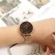 【Daniel Wellington】Petite Amber 經典米蘭編織不鏽鋼手錶 琥珀棕x鍍玫瑰金 32mm(DW00100477)