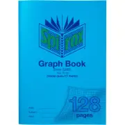 Spirax Grid Book Polypropylene Cover 5mm Squares 128 Pages A4 Blue P135