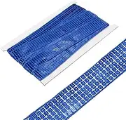 uxcell 1 Inch x 10 Yards Square Sequins Trim 5 Row Flat Dark Blue Sequin Paillette Fabric Ribbon Trim for Crafts DIY Fringe Sewing