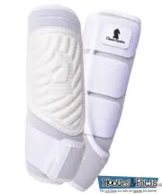 Classic Fit Equine Boots Horse Tack SMB Sport Medicine Front or Hind White