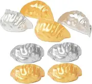 Generic Dumpling Display Models for Kids' Play 8pcs PVC Fake Food Dumplings Perfect for Restaurant Decor and Food Photography Props