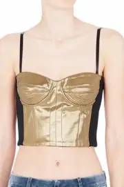 New With Tags SASS & BIDE "Happy Up Here" Fitted Bustier Top - Size 8 - $320