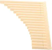EXQUIMEUBLE Beginner's Pan Flute Set 18-pipe Resin Lightweight Abs Material for School Musical Activities
