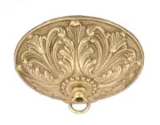 B&P Lamp Fine, Die Cast Brass Canopy, 5 1/2" Dia., Polished & Lacq.