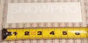 Vintage Snowpro Bindings Brand Snowboard Decal / Sticker